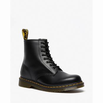 Dr Martens 1460 Smooth Kožené Lace Up - Cierne Cizmy Damske, D218SK